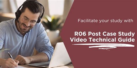 cii r06 exam dates|R06 Post Case Study Video Technical Guide July .